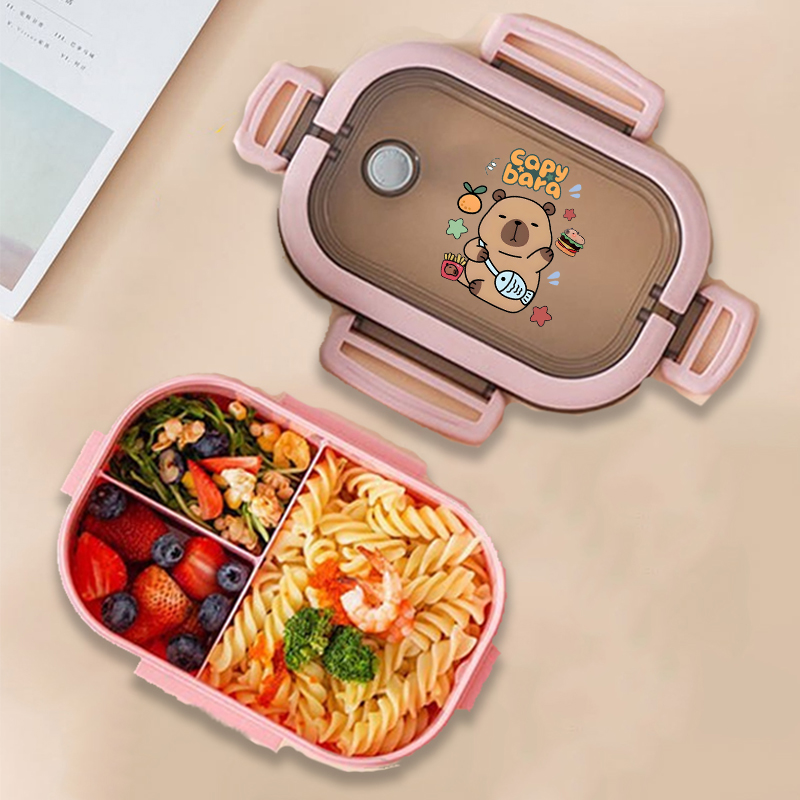 Kotak Makan Siang Bento Capyba - Food Storage Organizer ulasan dan harga