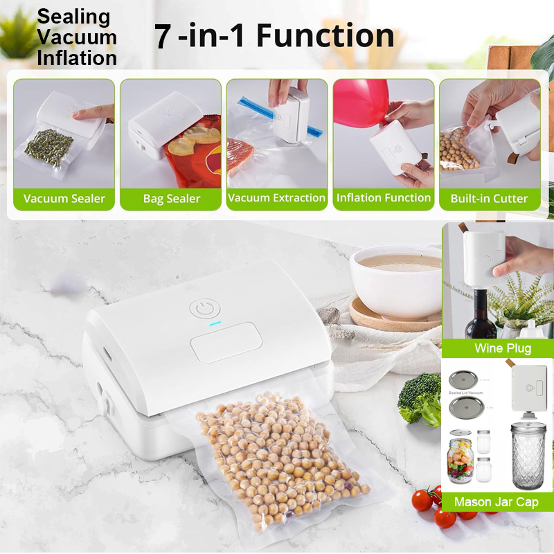 Unik 7 in 1 Otomatis Rumah Min - Food Storage Vacuum Pump ulasan dan harga