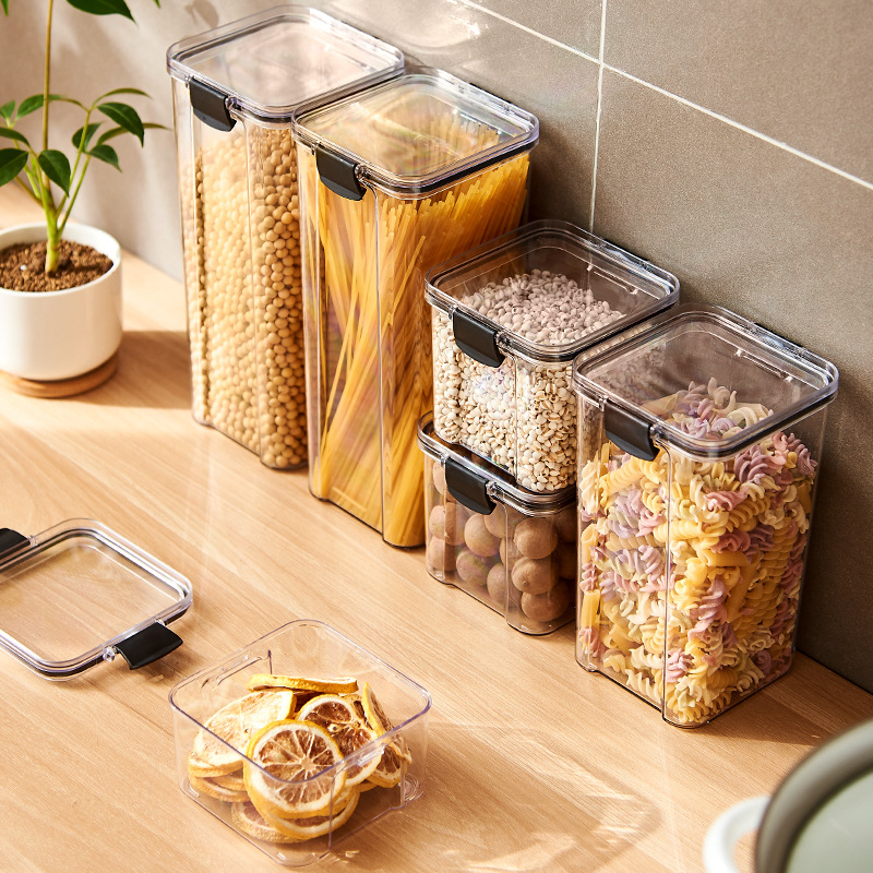 Kotak penyimpanan bumbu rumah  - Airtight Cereal Jar ulasan dan harga