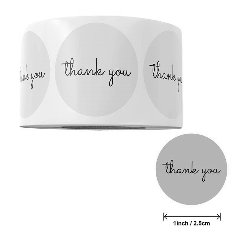 500 Stiker Terima Kasih Gulung - Food Storage Labels ulasan dan harga