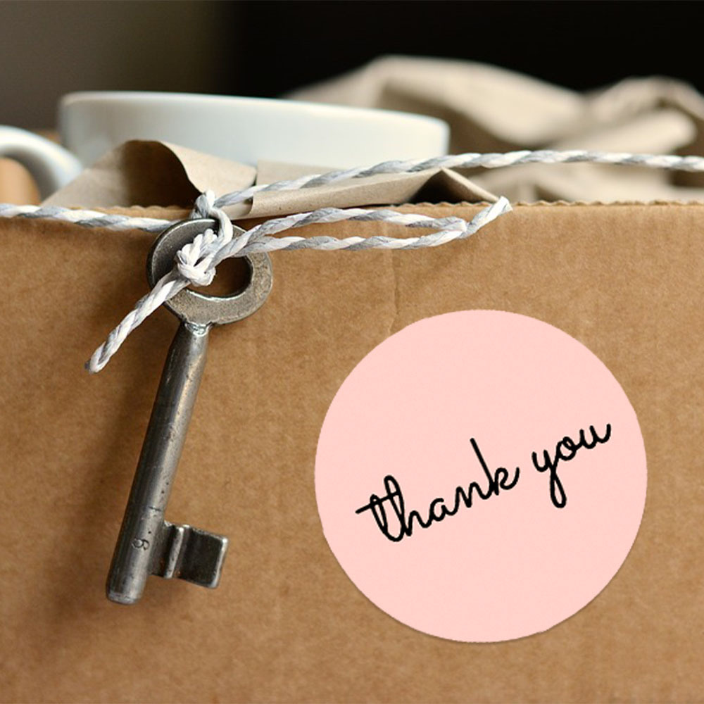 500 Stiker Terima Kasih Gulung - Food Storage Labels ulasan dan harga