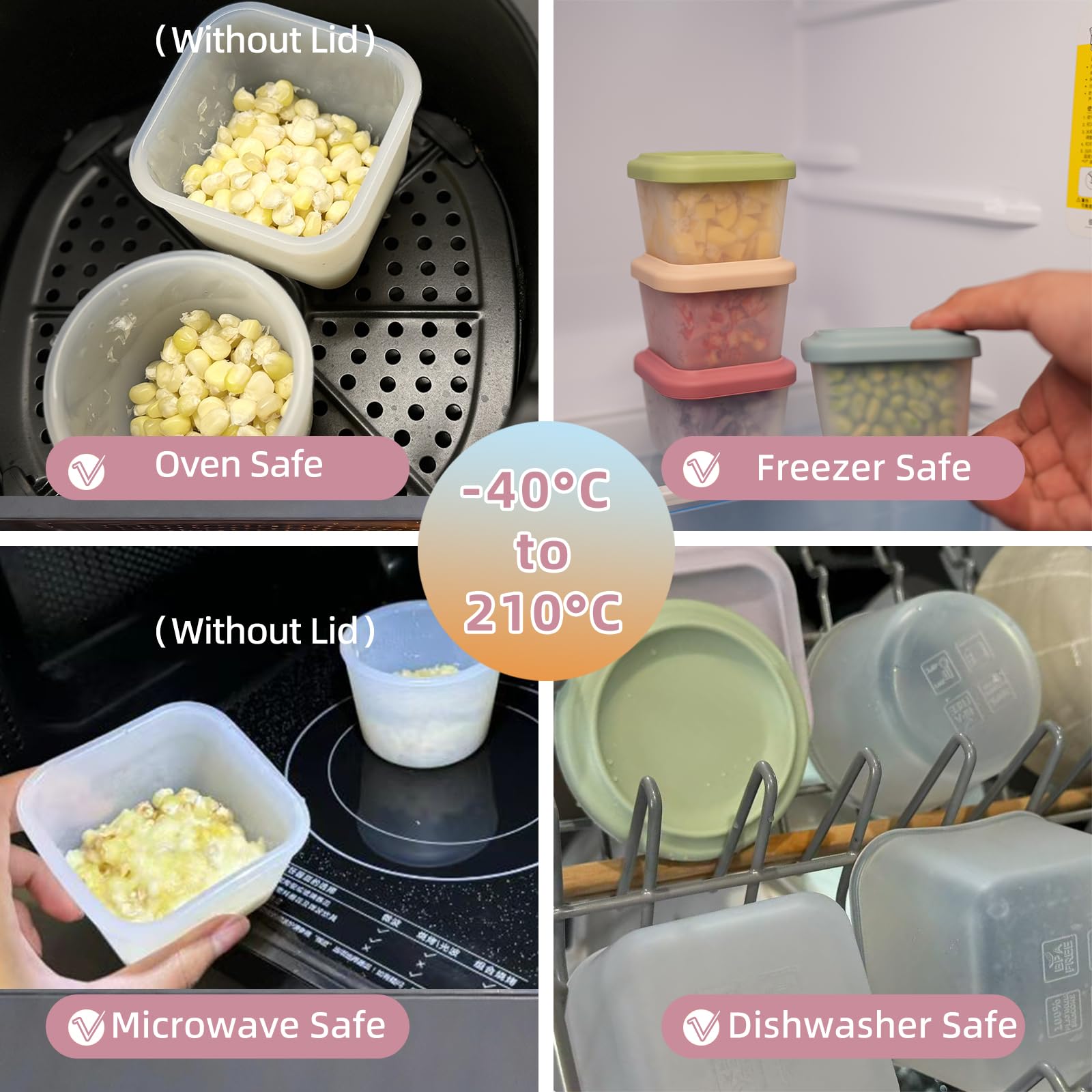 Wadah Makanan Bayi Silikon Foo - Food Storage For Baby ulasan dan harga