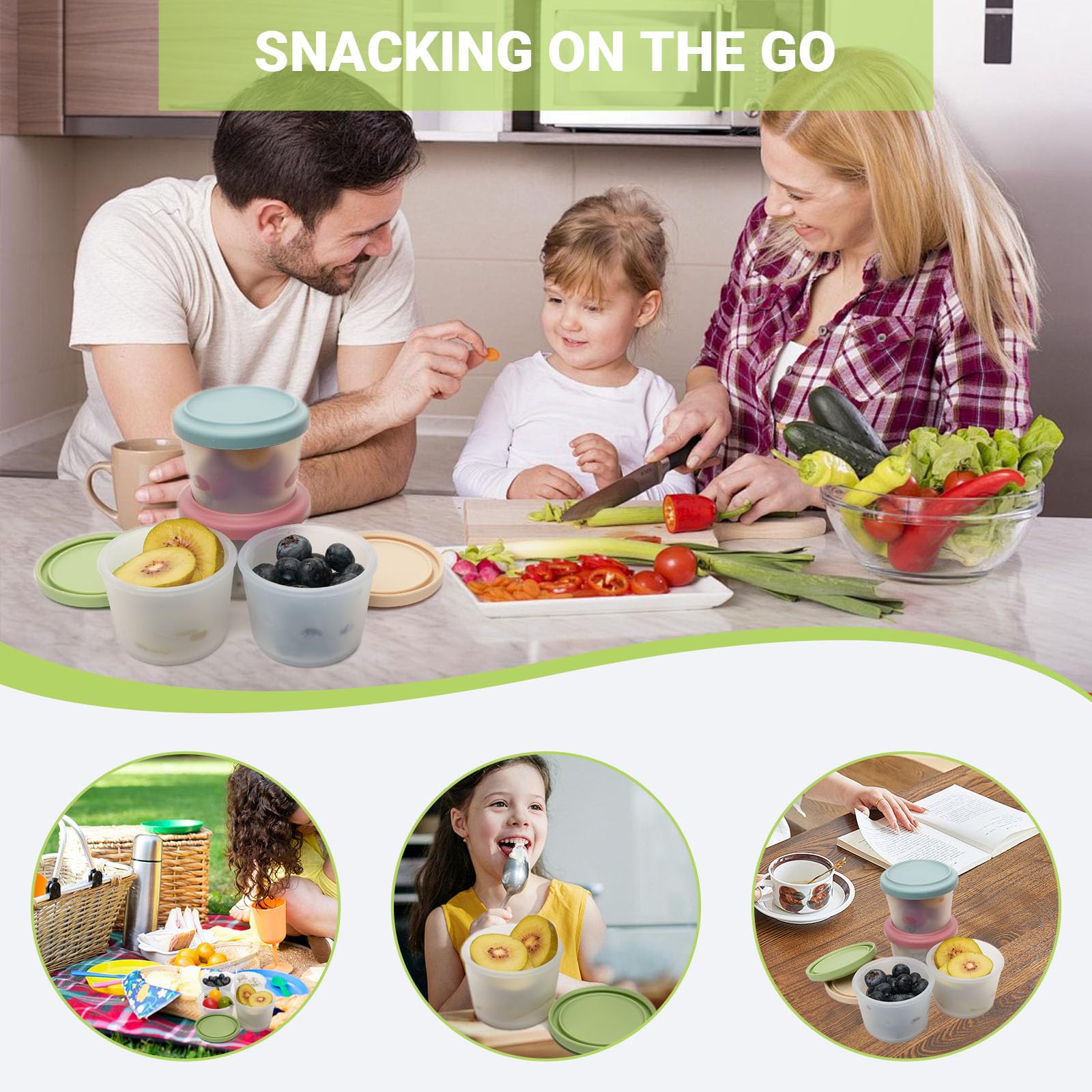 Wadah Makanan Bayi Silikon Foo - Food Storage For Baby ulasan dan harga
