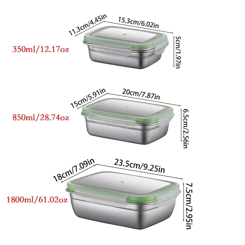 Set Kotak Makan Siang Stainles - Food Storage Metal Box ulasan dan harga