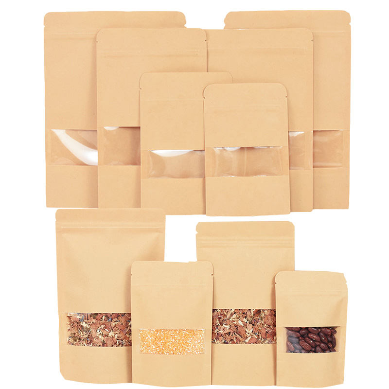 20/50 buah kertas Kraft kantun - Food Storage Zipper ulasan dan harga
