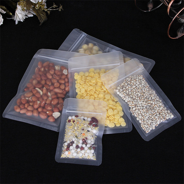 100PCS Kantong Kemasan Plastik - Food Storage Bags Zip Lock Pouch ulasan dan harga