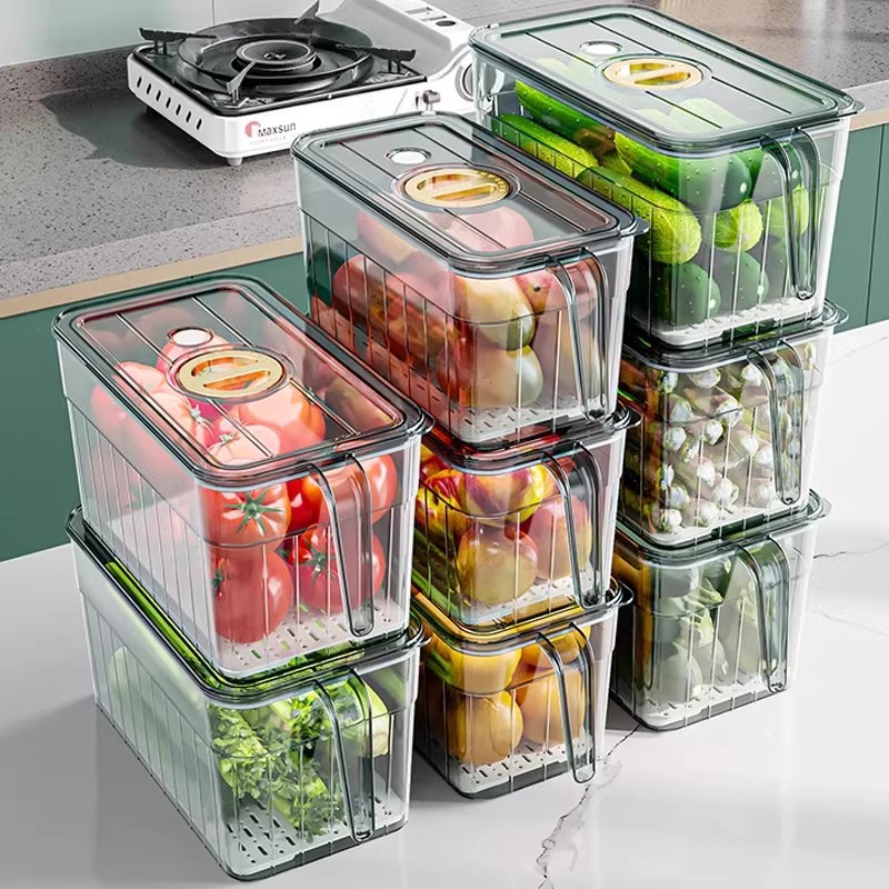 Kotak penyimpanan kulkas, telu - Food Storage Freezer Containers ulasan dan harga