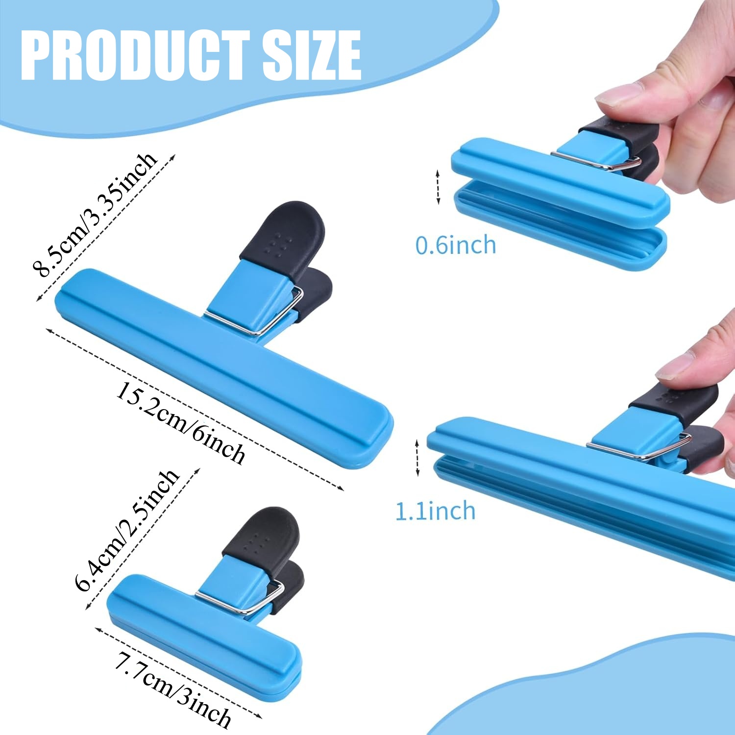3-12 Buah Klip Penyegel Serbag - Food Storage Drawer Organizer ulasan dan harga