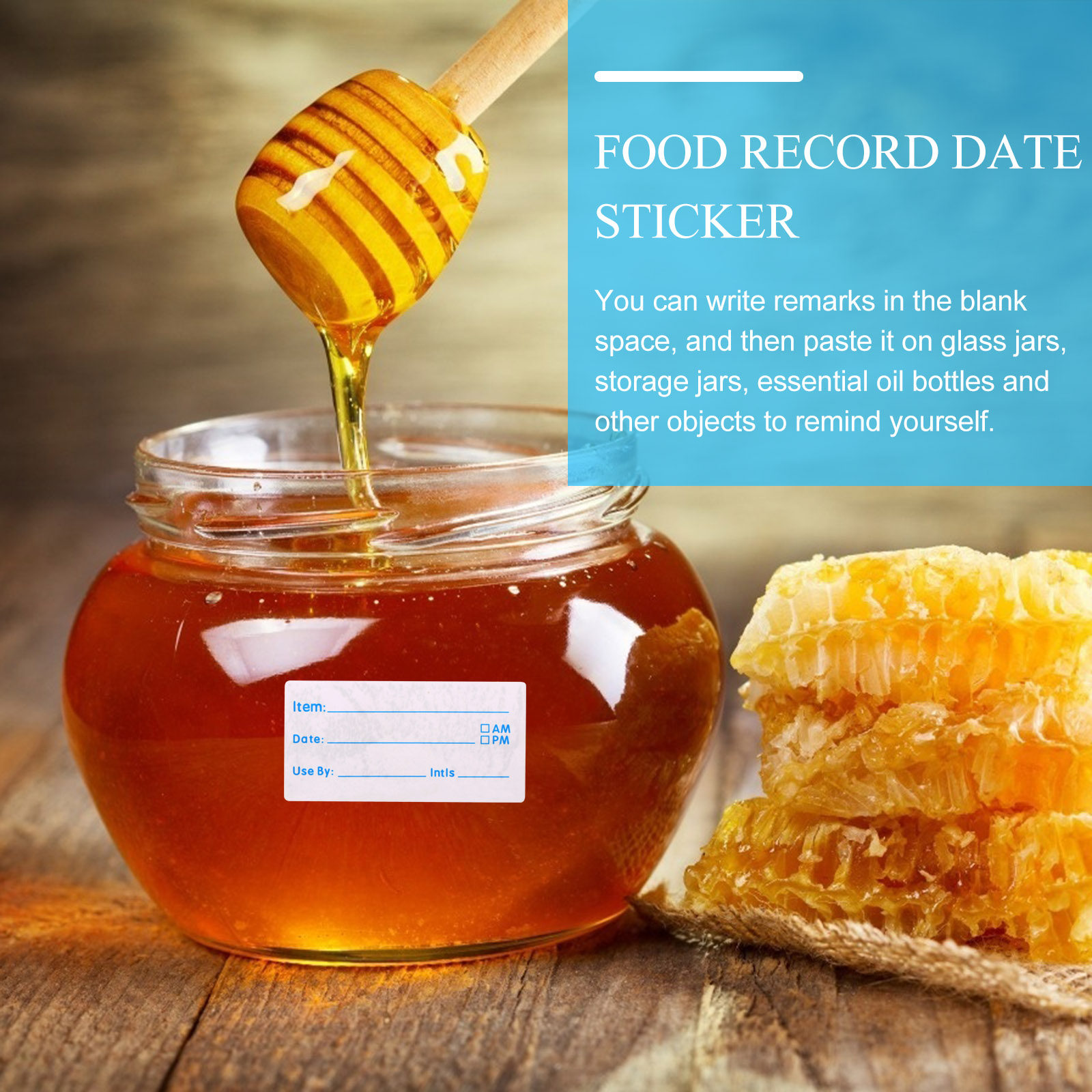 500 Buah Stiker Label Dapat Di - Food Storage Labels ulasan dan harga