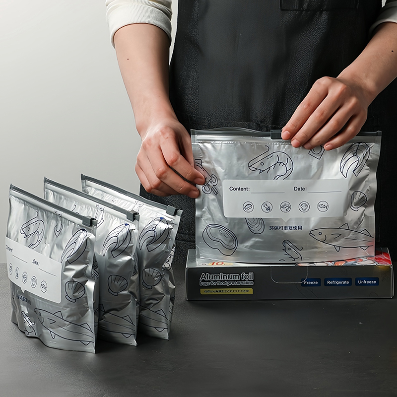Kantong berisi 10 Kantong Peny - Food Storage Bags Zip Lock Pouch ulasan dan harga