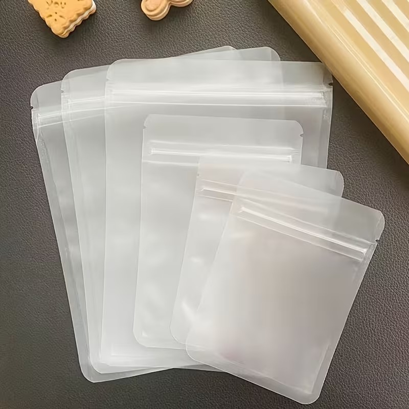 Kantong Ziplock Transparan Ber - Food Storage Bags Zip Lock Pouch ulasan dan harga