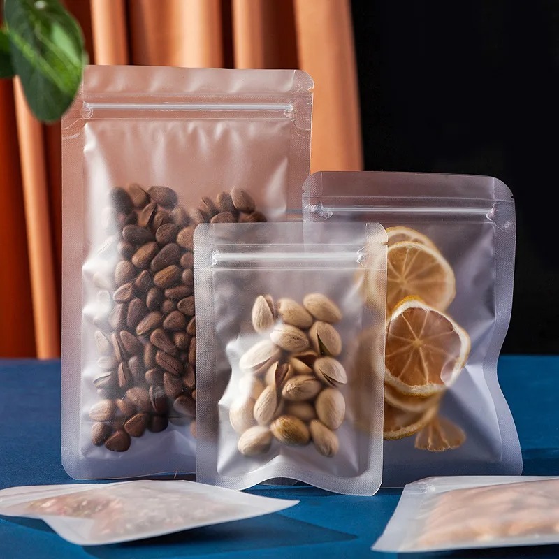 Kantong Ziplock Transparan Ber - Food Storage Bags Zip Lock Pouch ulasan dan harga
