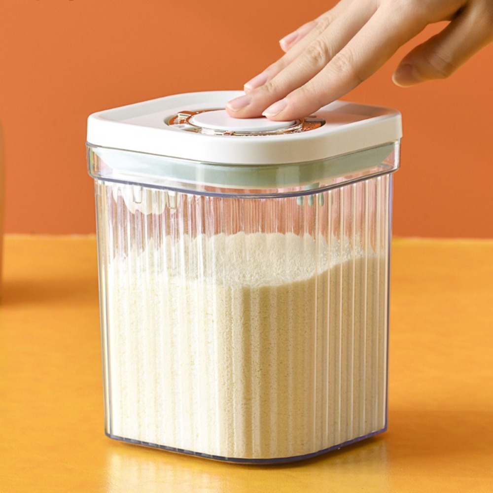 Kotak Penyimpanan Susu Bubuk P - Airtight Cereal Jar ulasan dan harga
