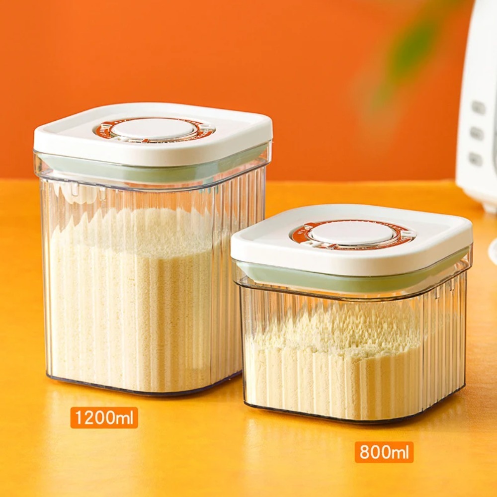 Kotak Penyimpanan Susu Bubuk P - Airtight Cereal Jar ulasan dan harga
