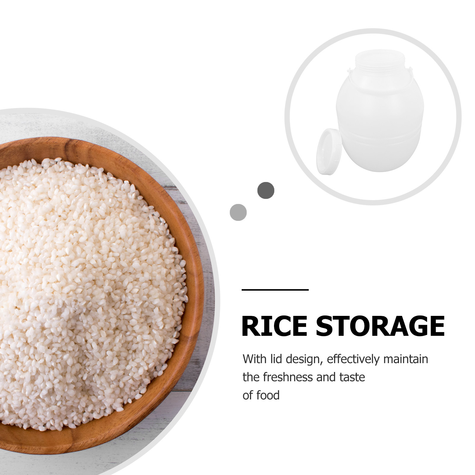 Stoples Penyimpanan Makanan 15 - Airtight Cereal Jar ulasan dan harga