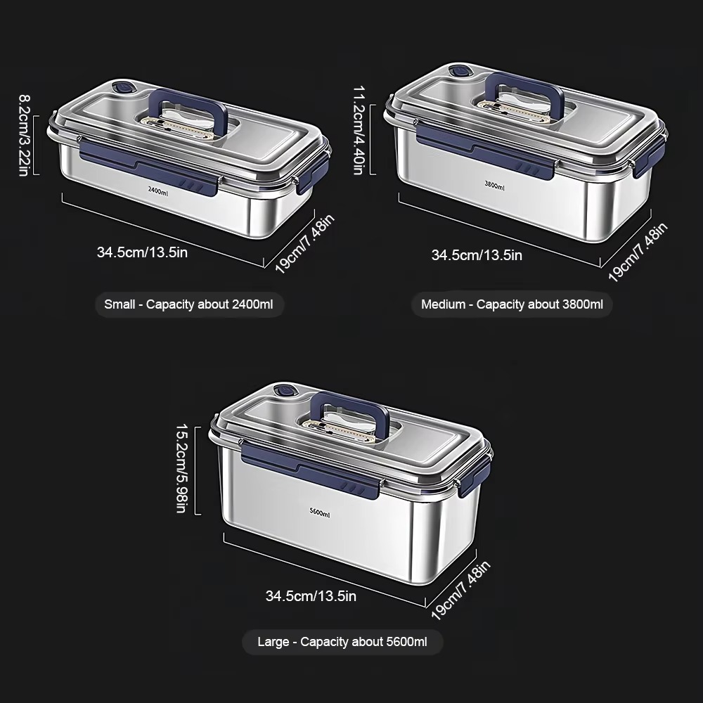 Set Wadah Penyimpanan Makanan  - Food Storage Metal Box ulasan dan harga