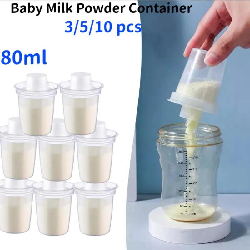 6PPC 80ML Dispenser Susu Bubuk - Food Storage For Baby ulasan dan harga