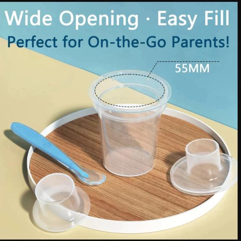 6PPC 80ML Dispenser Susu Bubuk - Food Storage For Baby ulasan dan harga