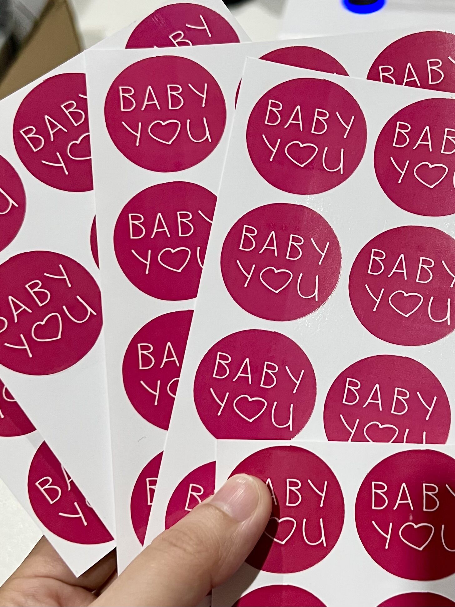 1000 Buah Stiker Kustom Menyes - Food Storage Labels ulasan dan harga