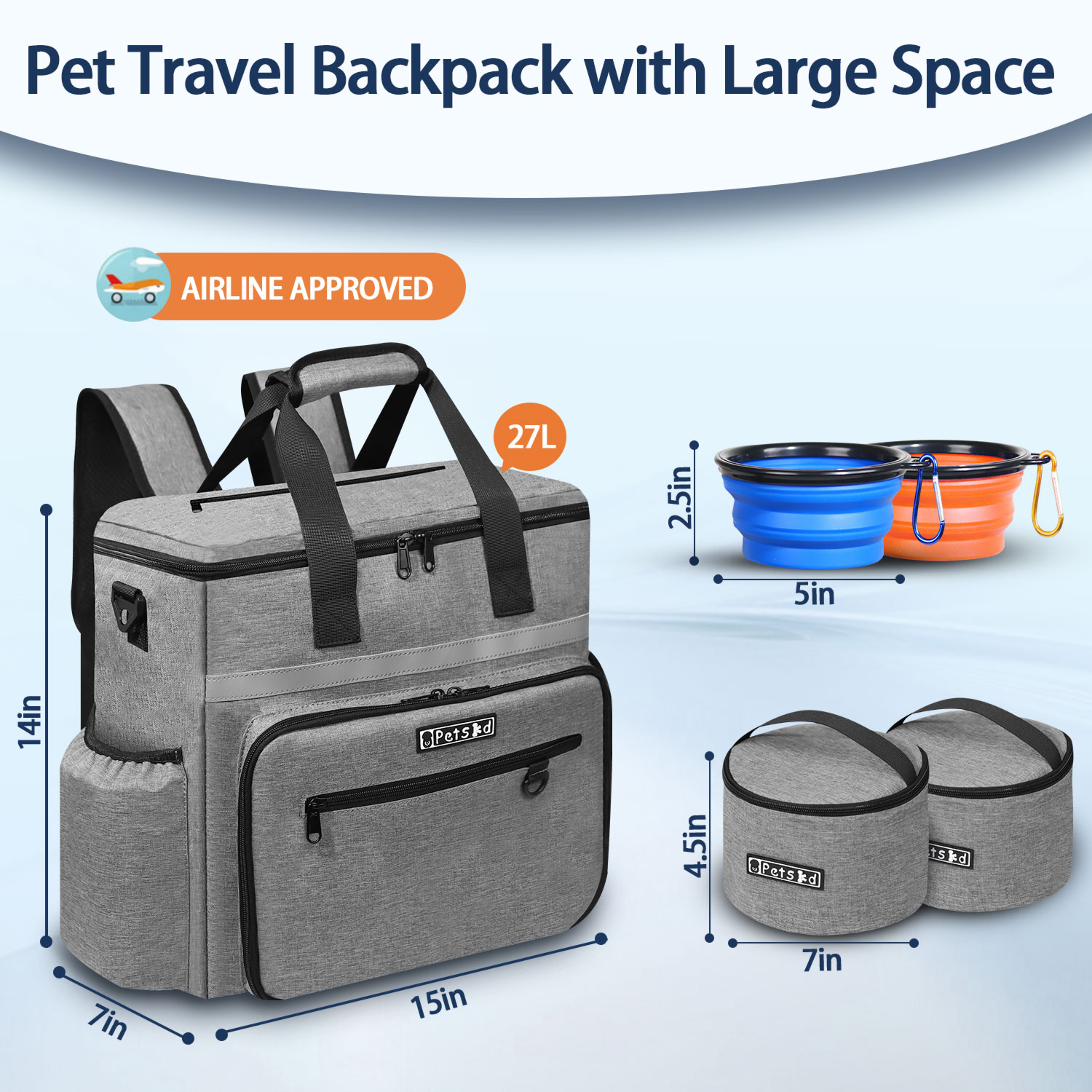 Petskd tas organiser anjing lu - Food Storage Zipper ulasan dan harga