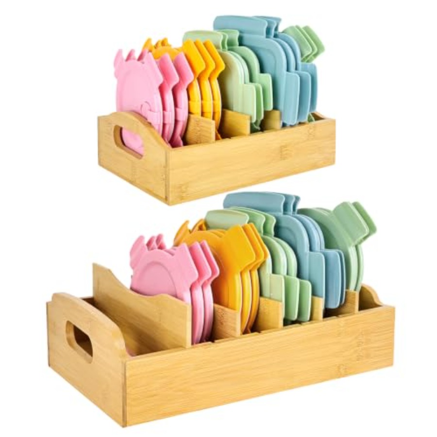 2 Paket Organizer Tutup Wadah  - Food Storage Organizer ulasan dan harga