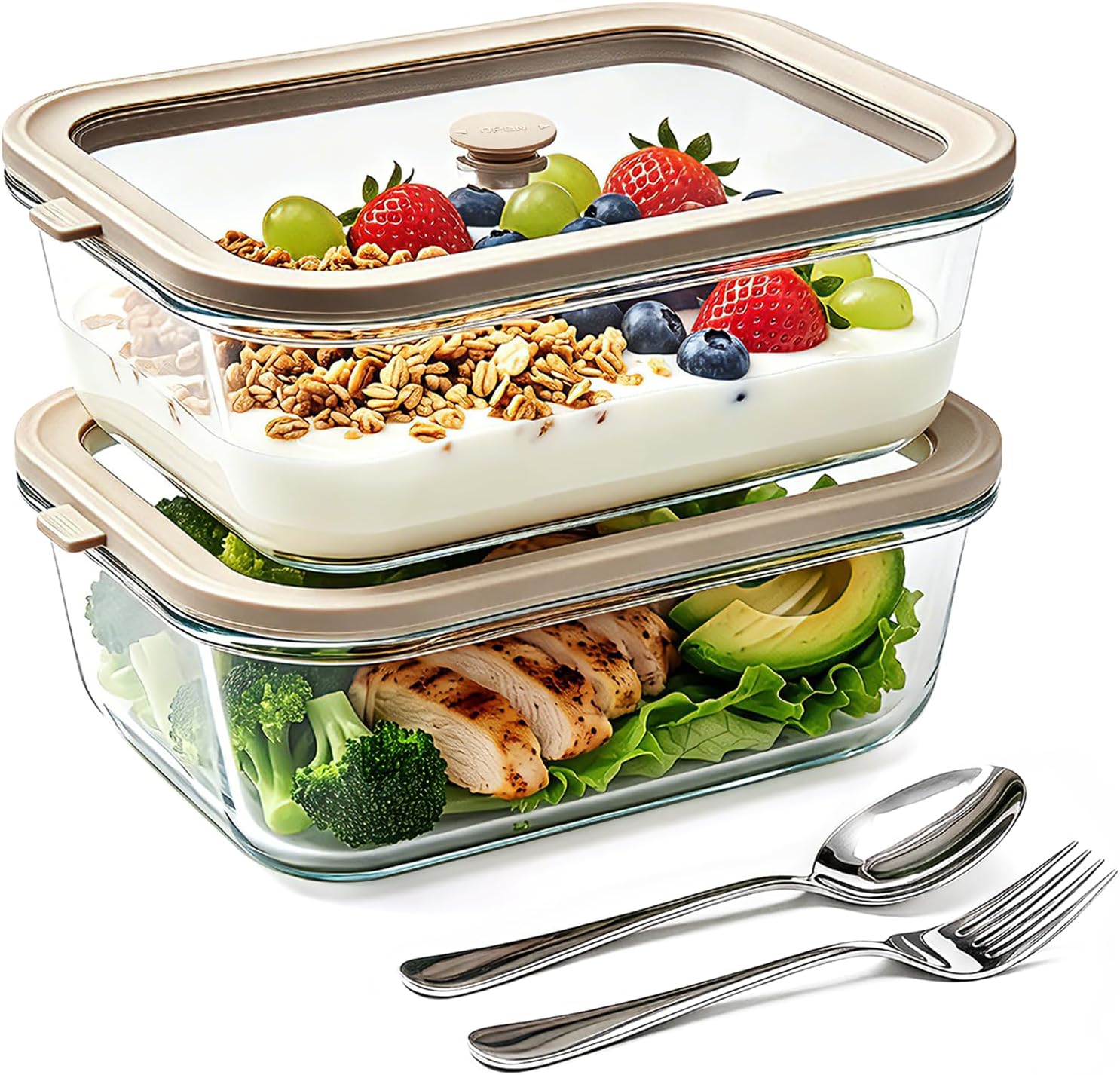 2 Paket Wadah Penyimpanan Maka - Food Storage Non Toxic ulasan dan harga