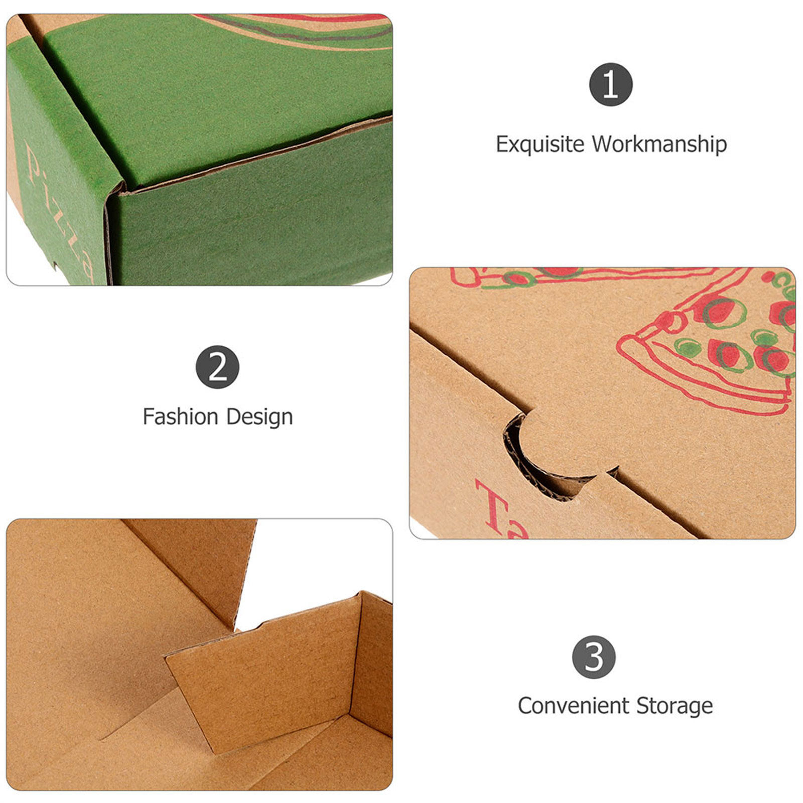 10 Buah Kertas Pembungkus Pizz - Food Storage Boxes ulasan dan harga