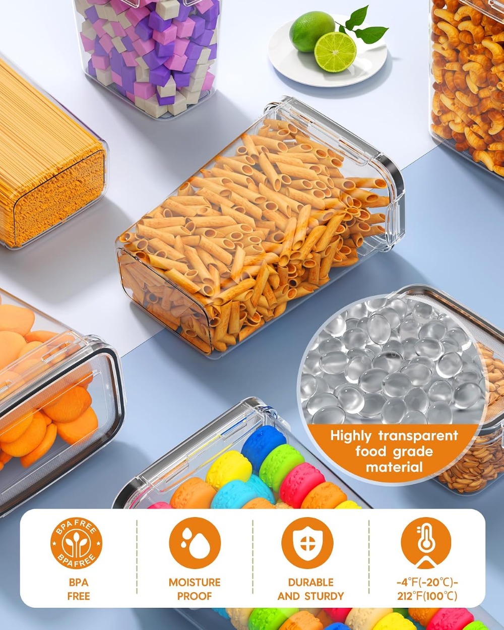 24 PCS Wadah Penyimpanan Makan - Food Storage Labels ulasan dan harga