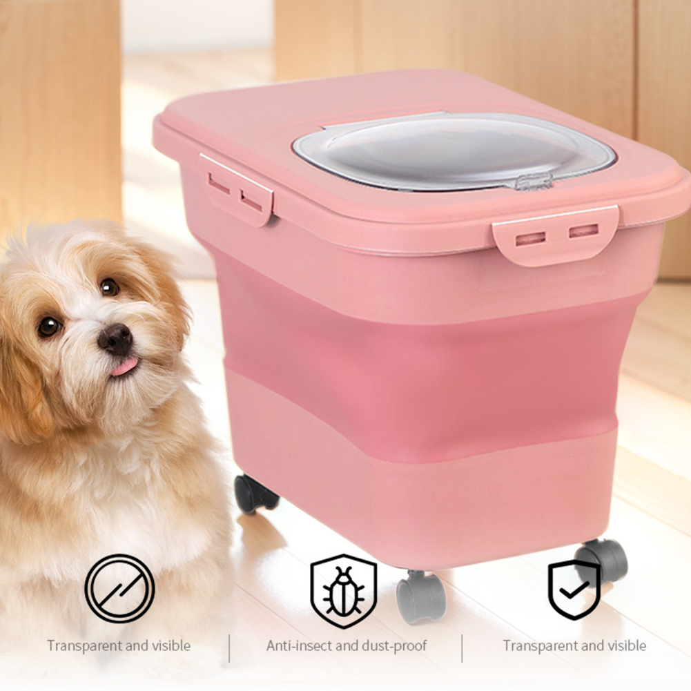 Kotak Makanan Kucing Lipat 20- - Food Storage Box Large ulasan dan harga