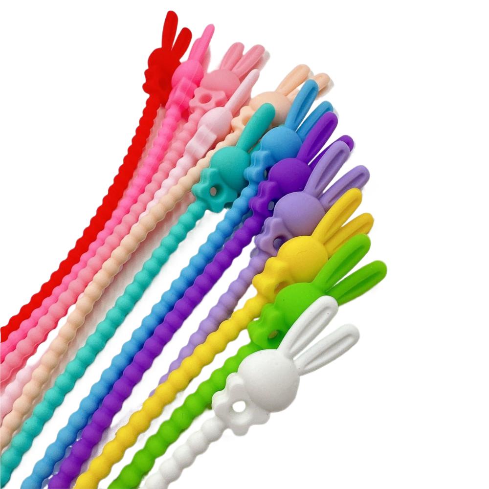 10Pcs Pengatur Kabel Silikon B - Food Storage Organizer ulasan dan harga