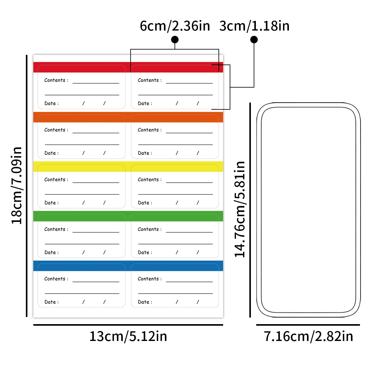 10 lembar/pak label Freezer un - Food Storage Labels ulasan dan harga