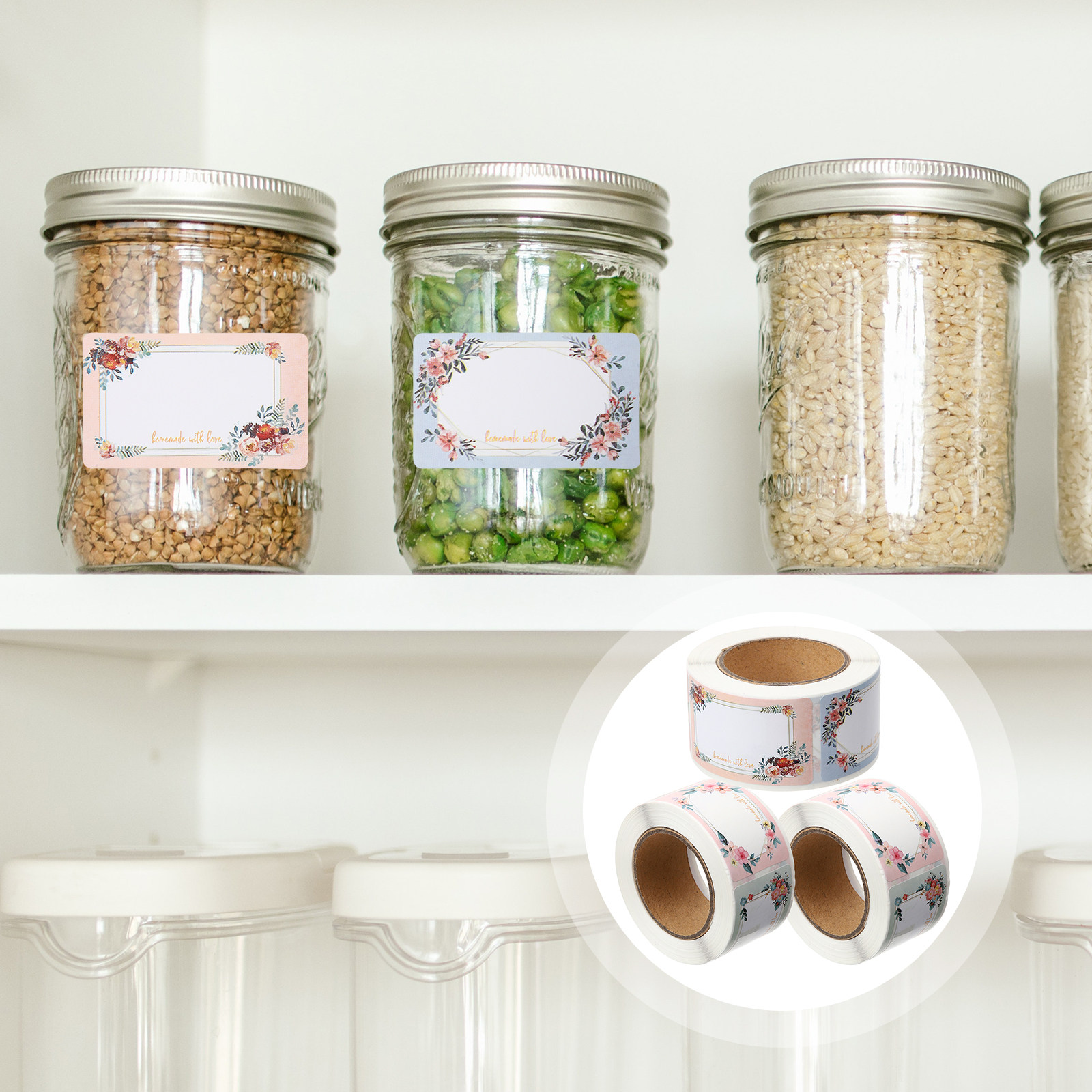 3 Gulungan Label Stiker Nama K - Food Storage Expiration Dates ulasan dan harga