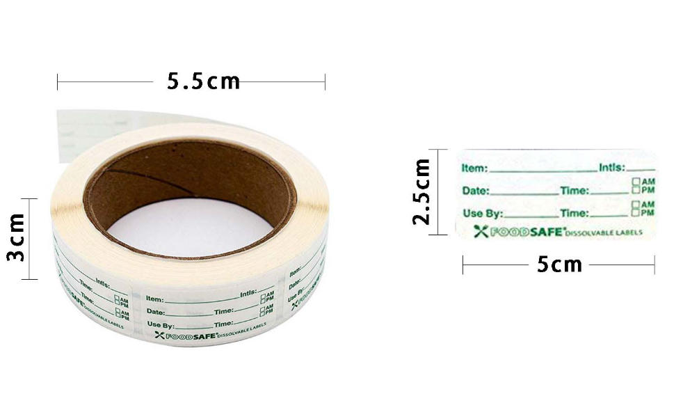 250 Buah Label Makanan untuk W - Food Storage Expiration Dates ulasan dan harga