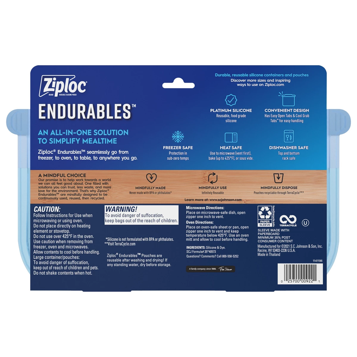Ziploc Endurables Kantong Peny - Ziploc Food Storage ulasan dan harga